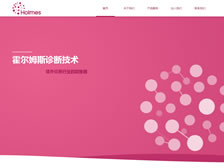 霍爾姆斯（北京）診斷技術(shù)有限公司 官網(wǎng)上線(xiàn)